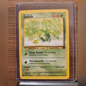 Pokemon Oddish Card